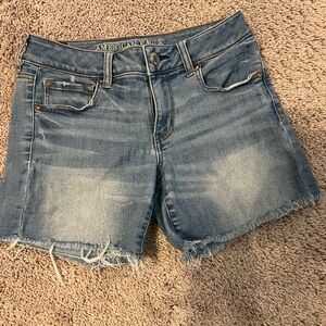 American Eagle Outfitters Super Super Stretch Midi Shorts